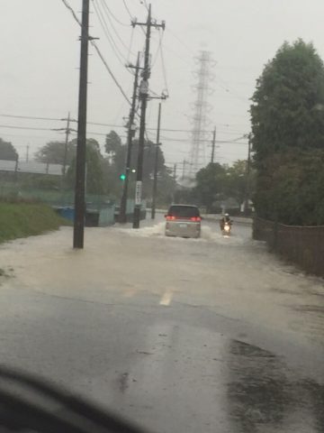 台風　冠水　岩槻